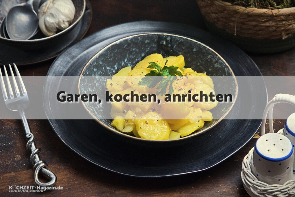 Einfacher Kartoffelsalat garen