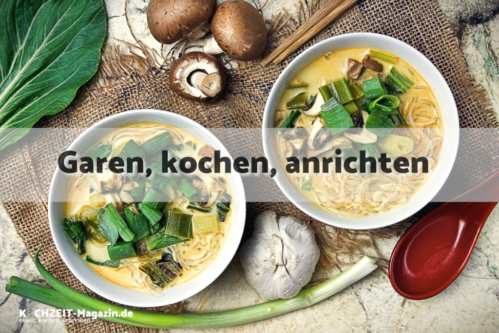 Gemüse Curry Kokos Suppe garen