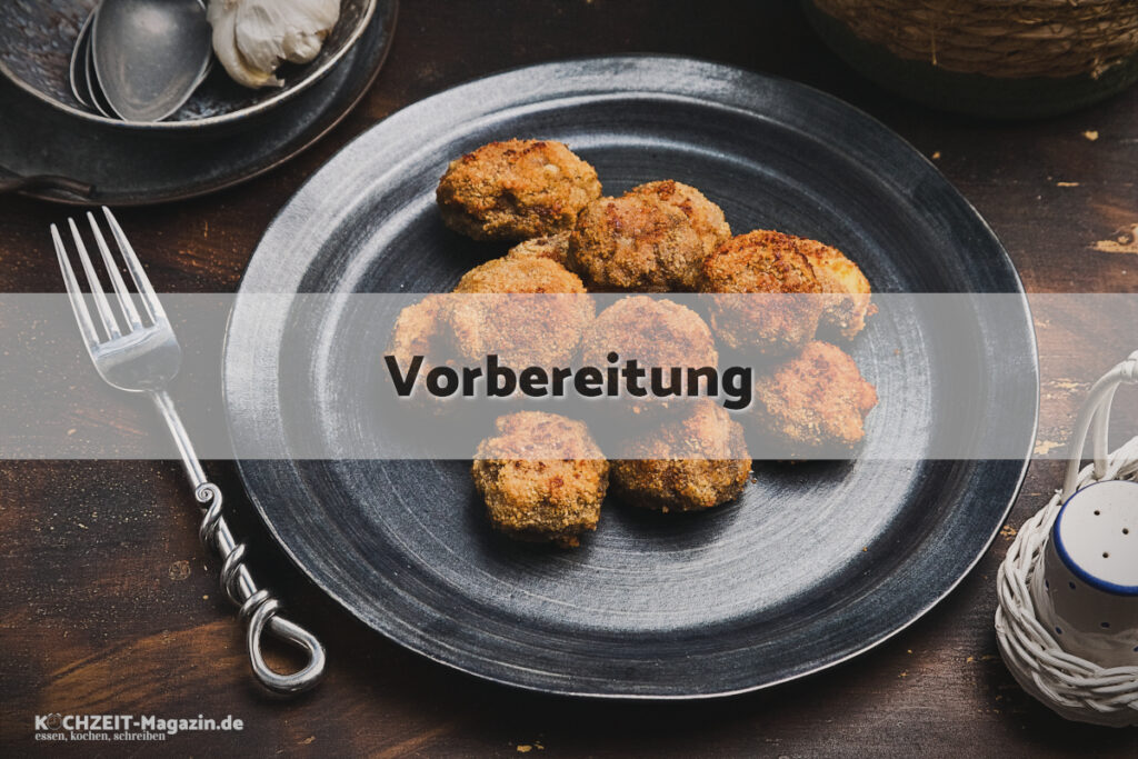 gebackene Champignons Vorbereitung