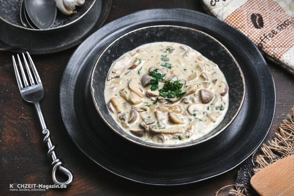 Champignon Soße Rezept, Champignonsoße