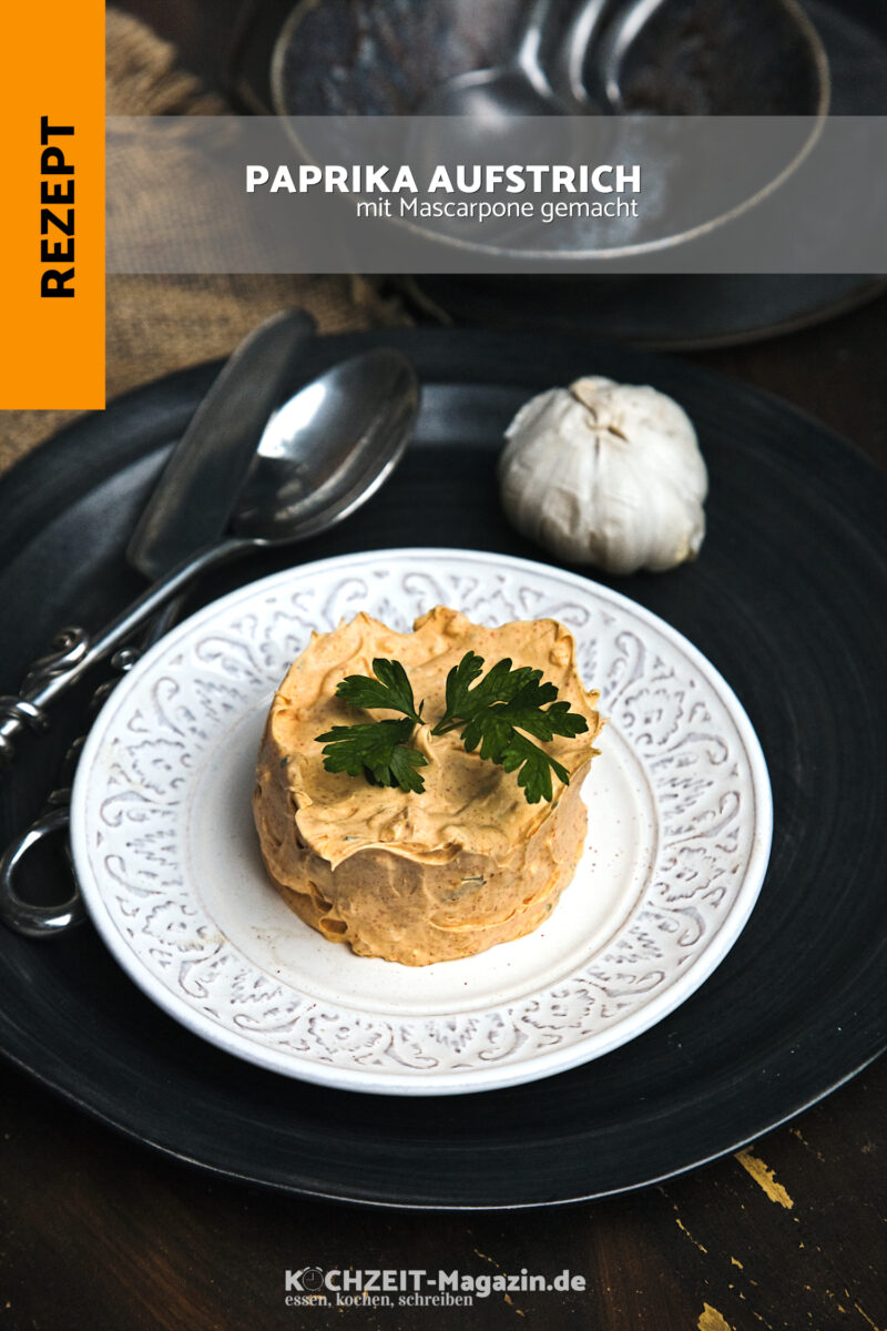 Mascarpone Paprika Aufstrich für vielseitigen Einsatz, so einfach