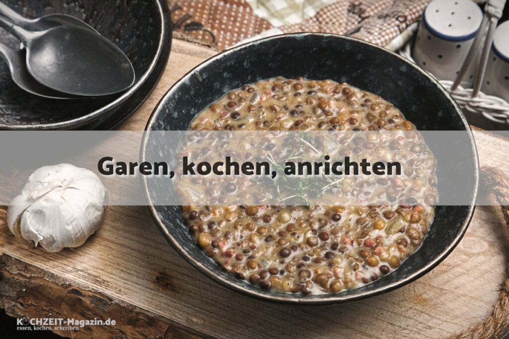 Specklinsen Rezept garen