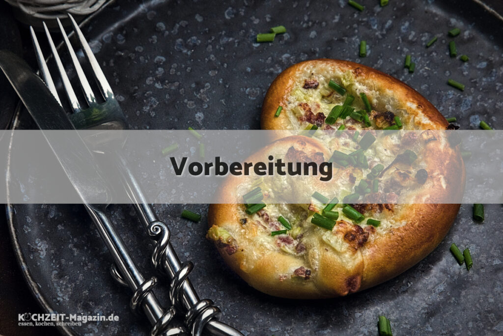 Überbackene Brezel Vorbereitung