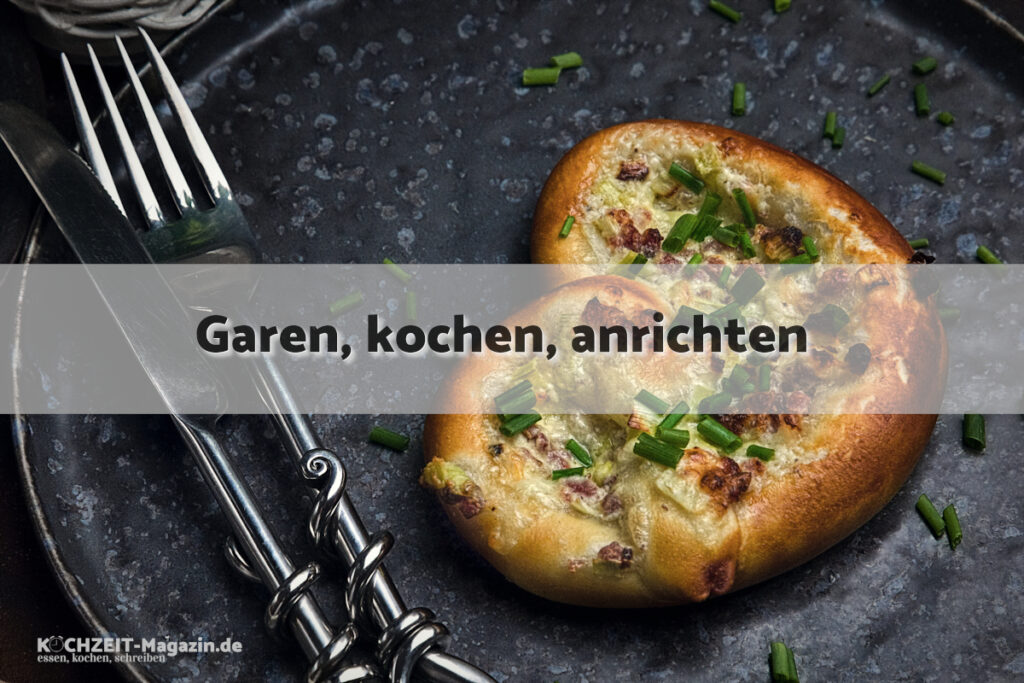 Überbackene Brezel garen