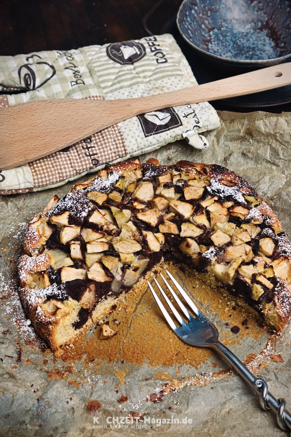 Apfel Birnen Rührteigkuchen Abbildung 1 Rührteigkuchen mit Apfel und Birne
