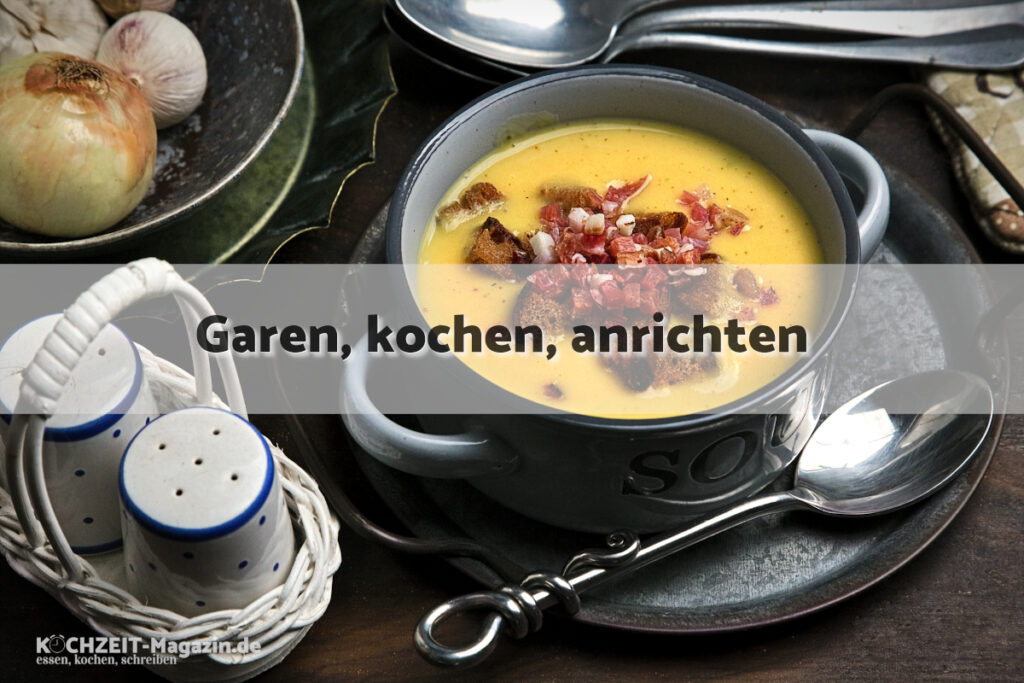 Kartoffelcremesuppe garen
