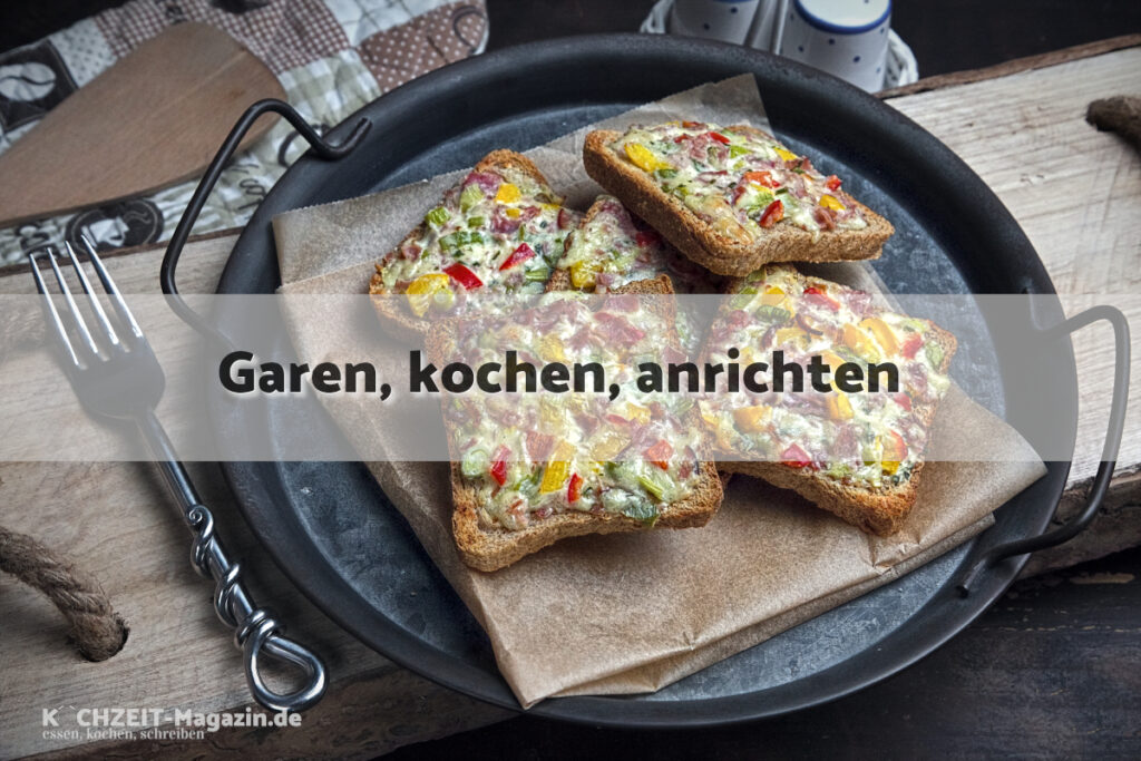 Pizzatoast garen