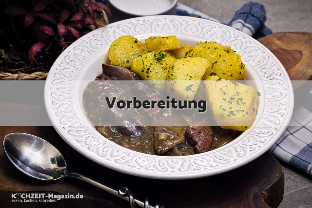 Geroestete Leber Vorbereitung