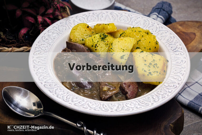Geroestete Leber Vorbereitung