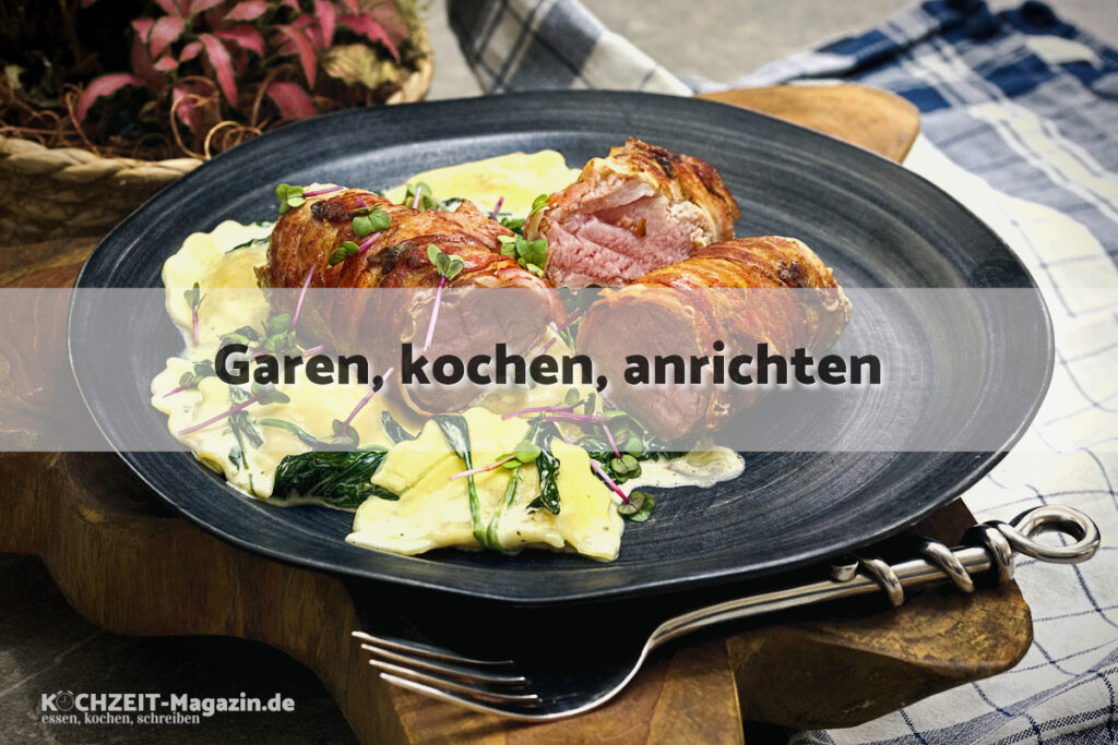 Girasoli mit Schweinefilet garen