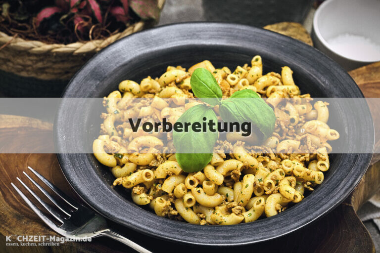 Haschee Hörnchen Vorbereitung