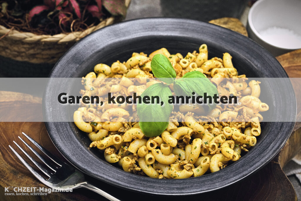 Haschee Hörnchen garen
