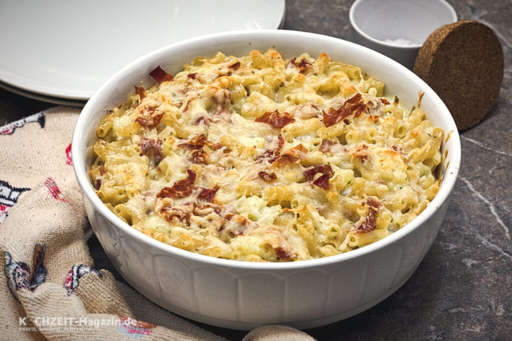 Makkaroni Blumenkohlauflauf Rezept