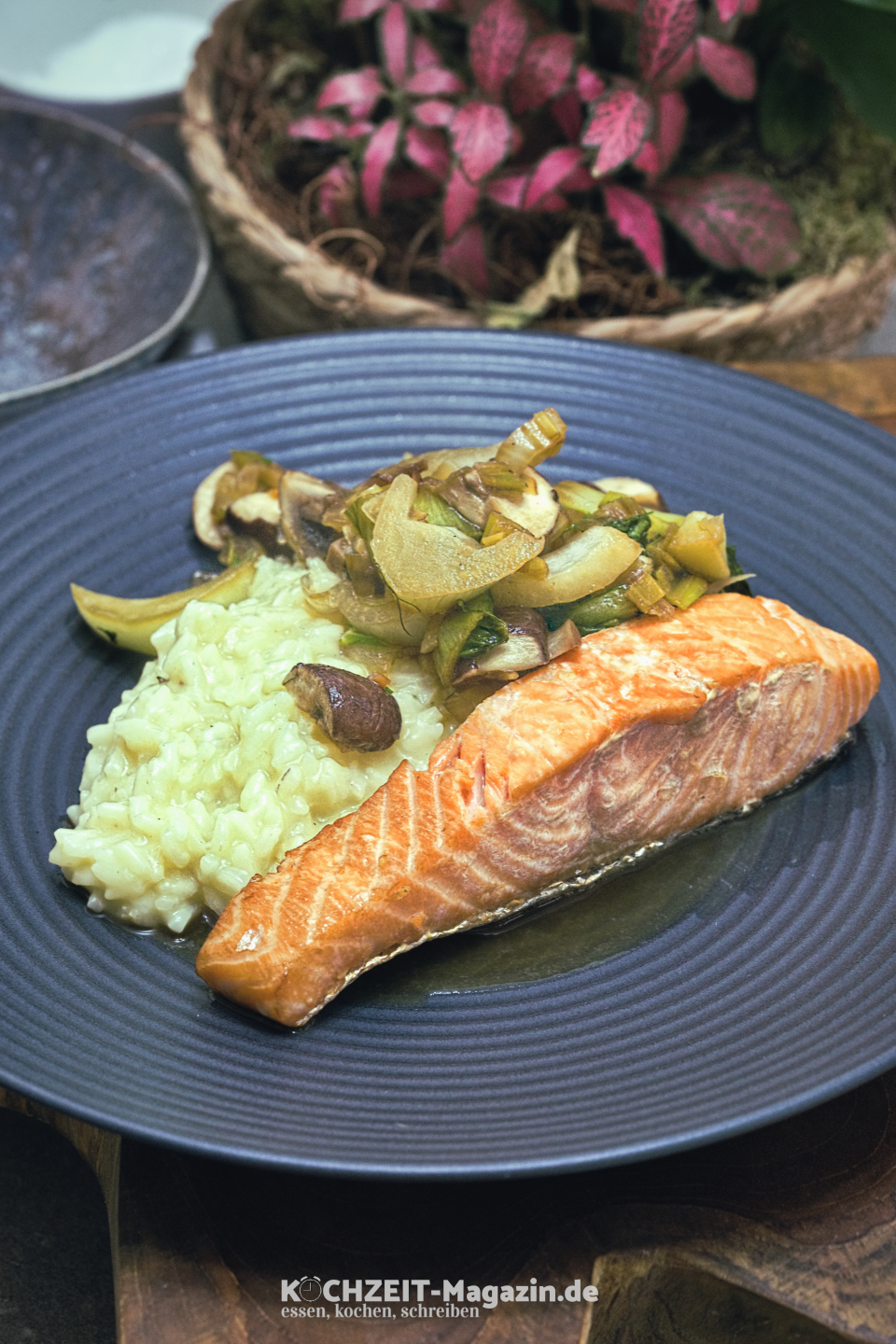 Ofenlachs mit Risotto Abbildung 1 Ofenlachs mit Risotto