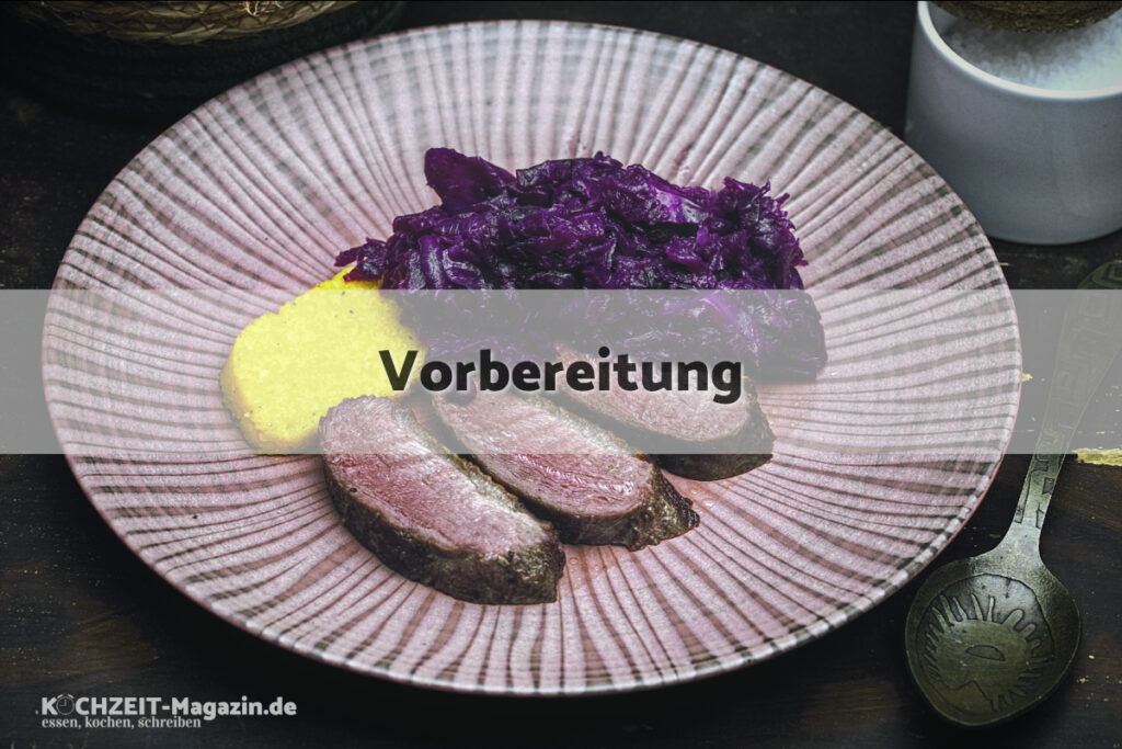 Gänsebrust aus dem Ofen Vorbereitung