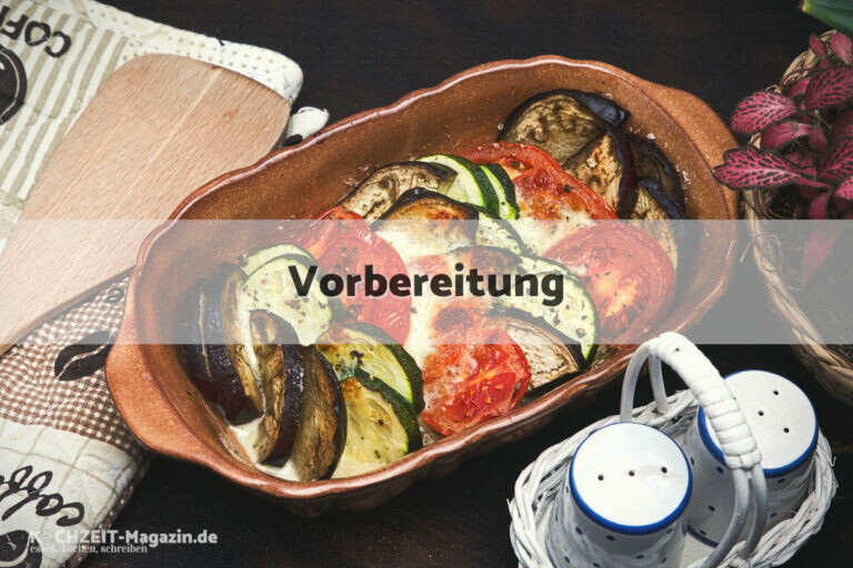 Gemüseauflauf Vorbereitung