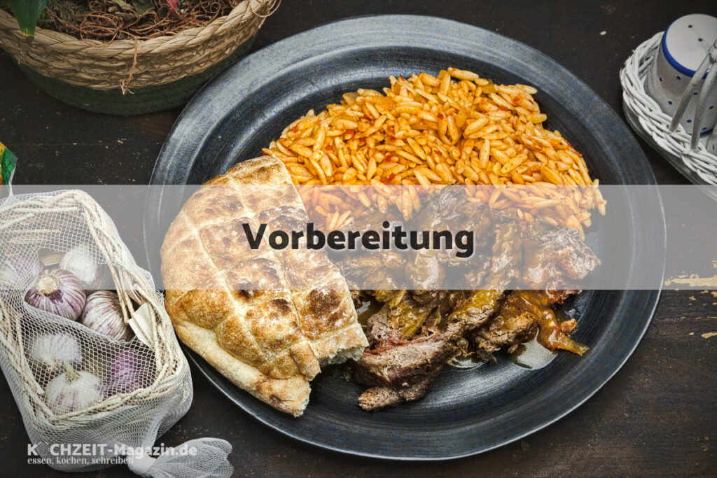 Gyrosbraten Vorbereitung