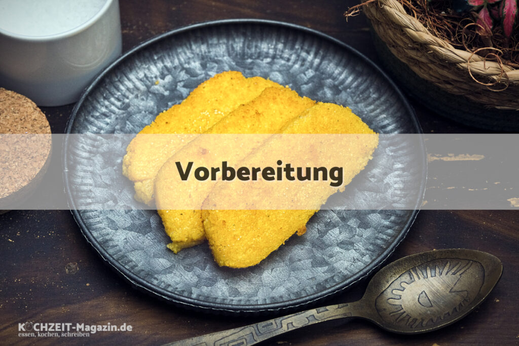 Polentaschnitten Vorbereitung