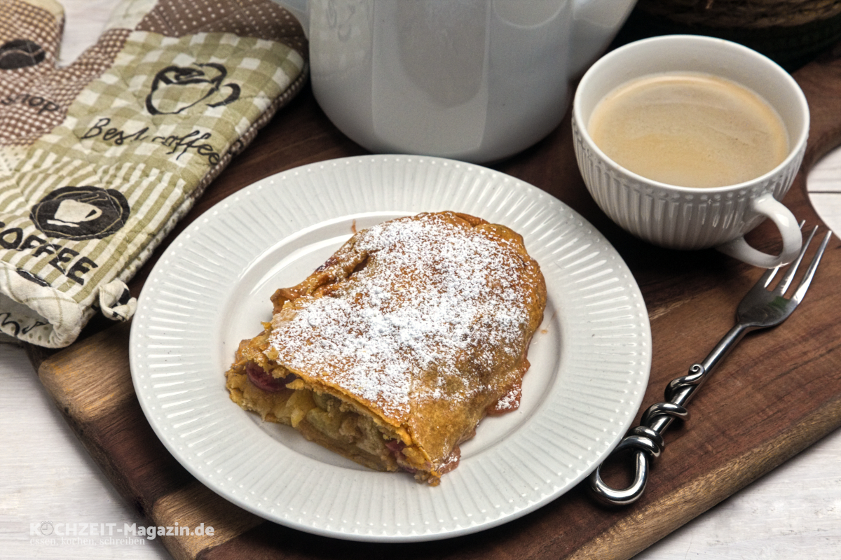 Apfel Traubenstrudel Rezept Traubenstrudel
