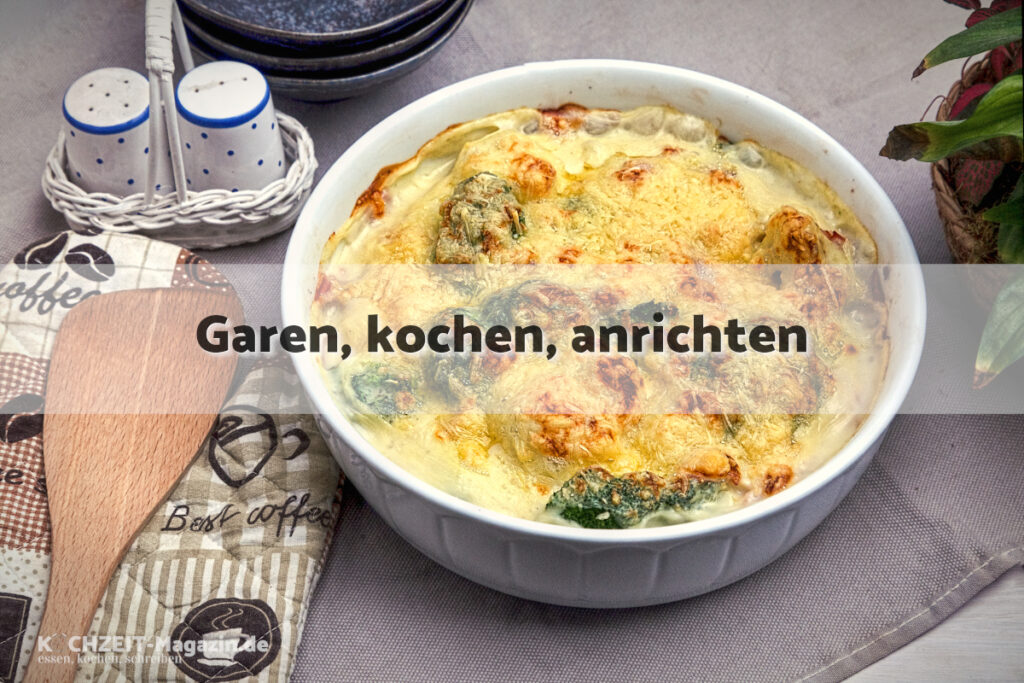 Brokkoli Blumenkohl Auflauf garen