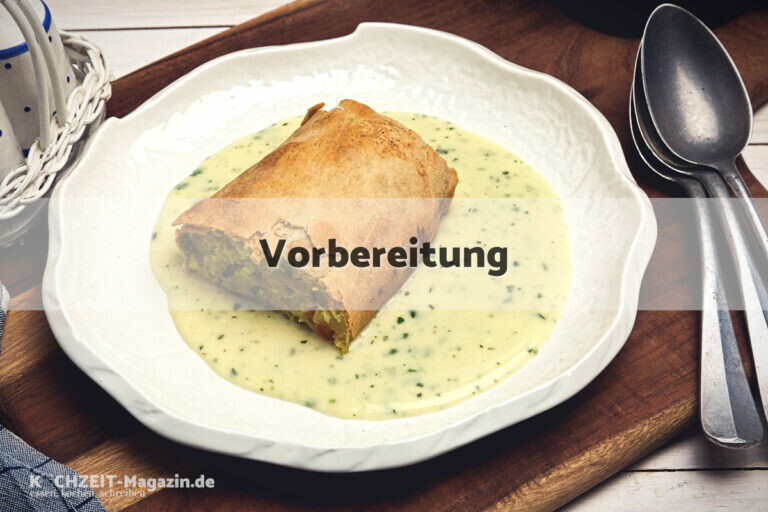 Gemüsestrudel Vorbereitung