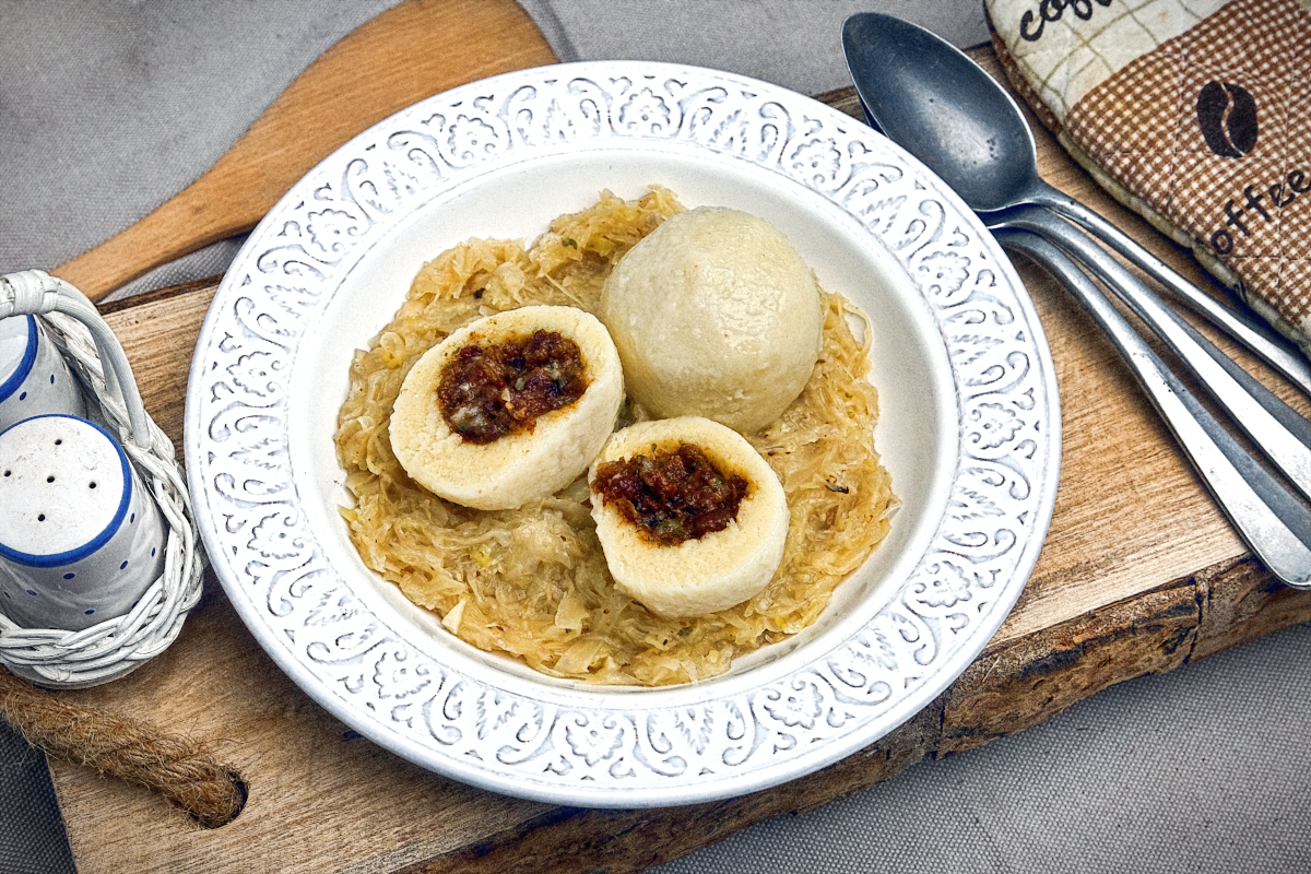 Menü: Grammelknödel mit Sauerkraut, Feierabendküche
