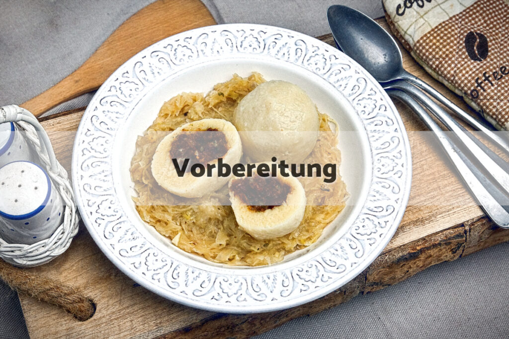 Grammelknödel Vorbereitung