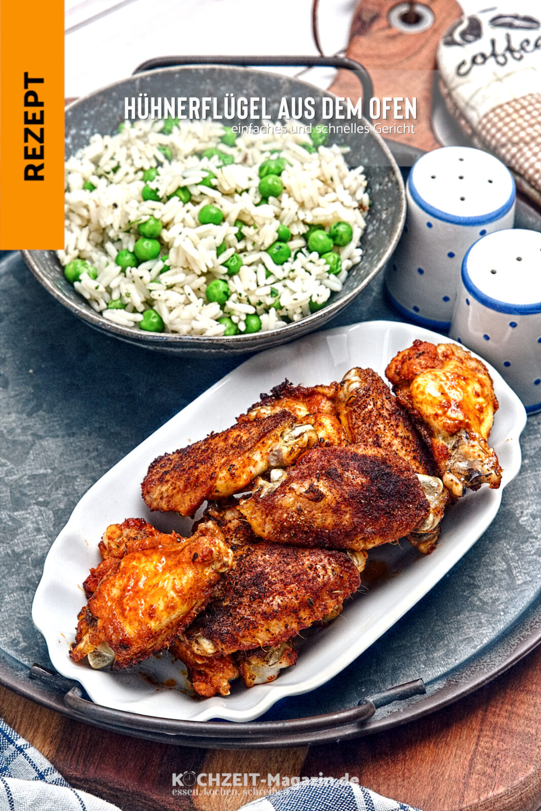 Hühnerflügel aus dem Ofen