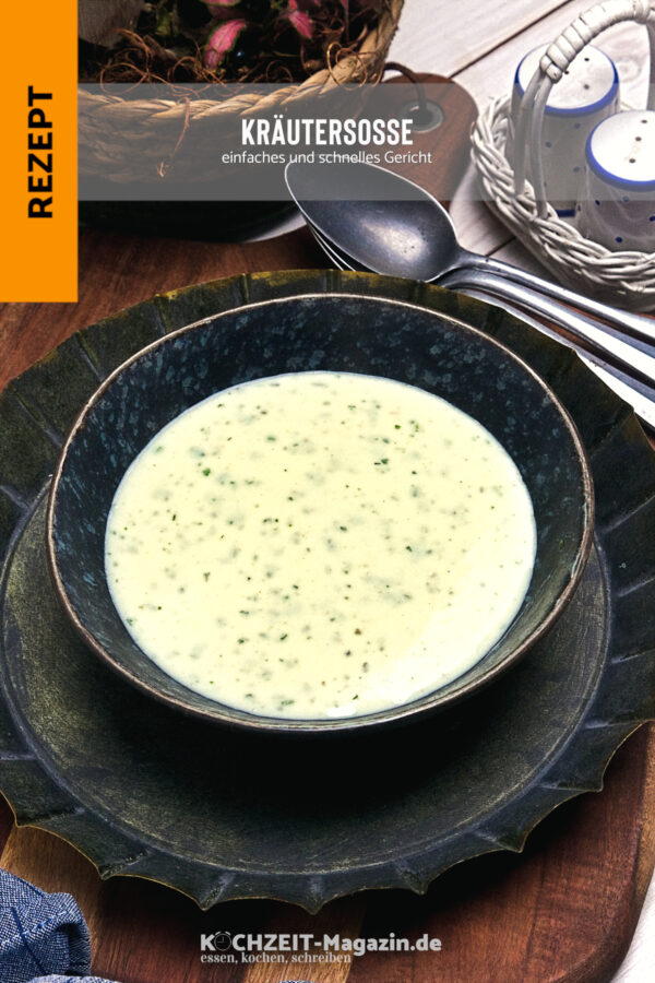 Kräutersoße, frisch, aromatisch und vielseitig einsetzbar