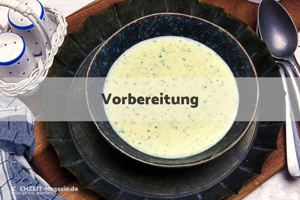 Kräutersoße Vorbereitung