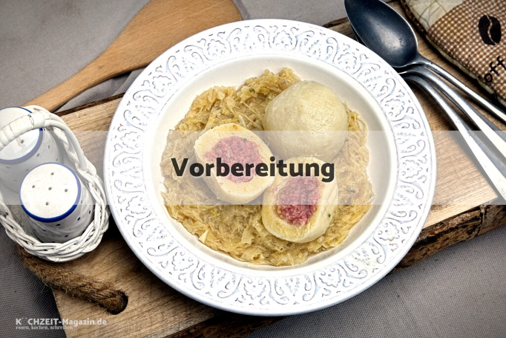Wurstknödel Vorbereitung
