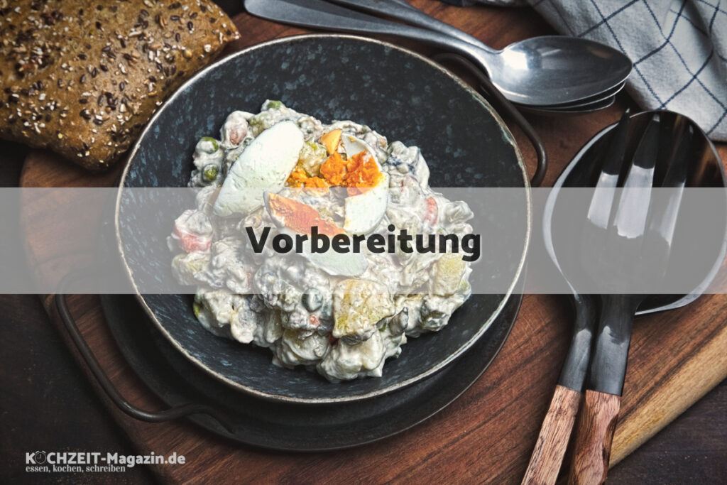 Heringsschmaus Vorbereitung
