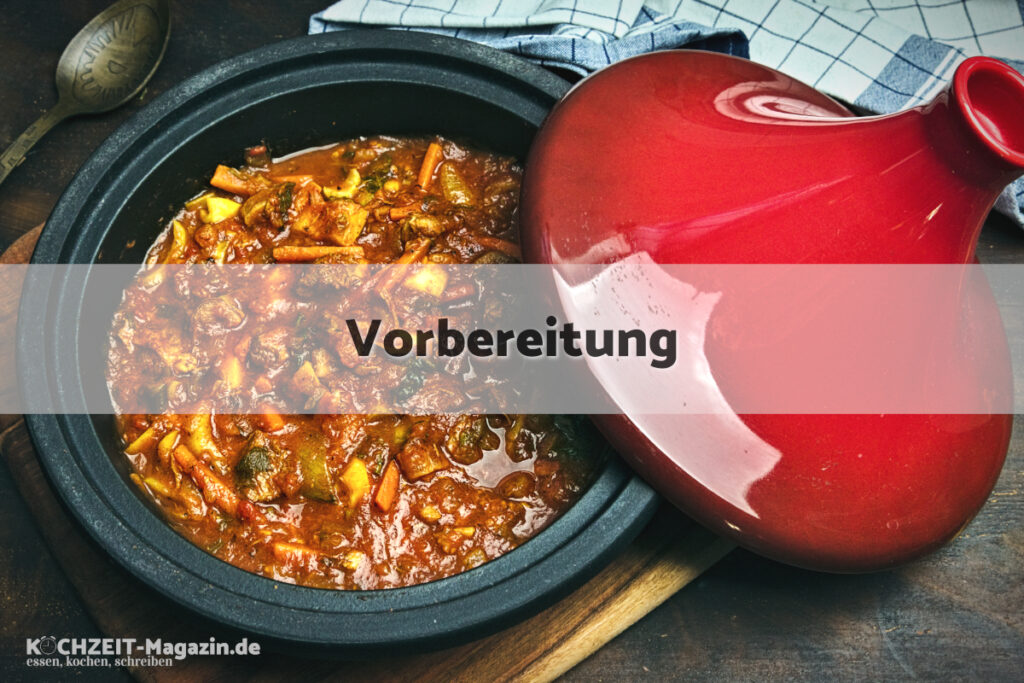 Lamm Tajine Vorbereitung