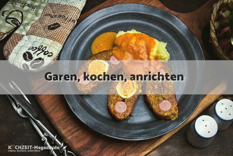 gefüllter Hackbraten garen