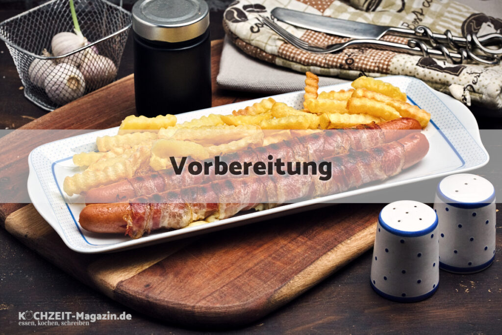 Berner Würstel Vorbereitung