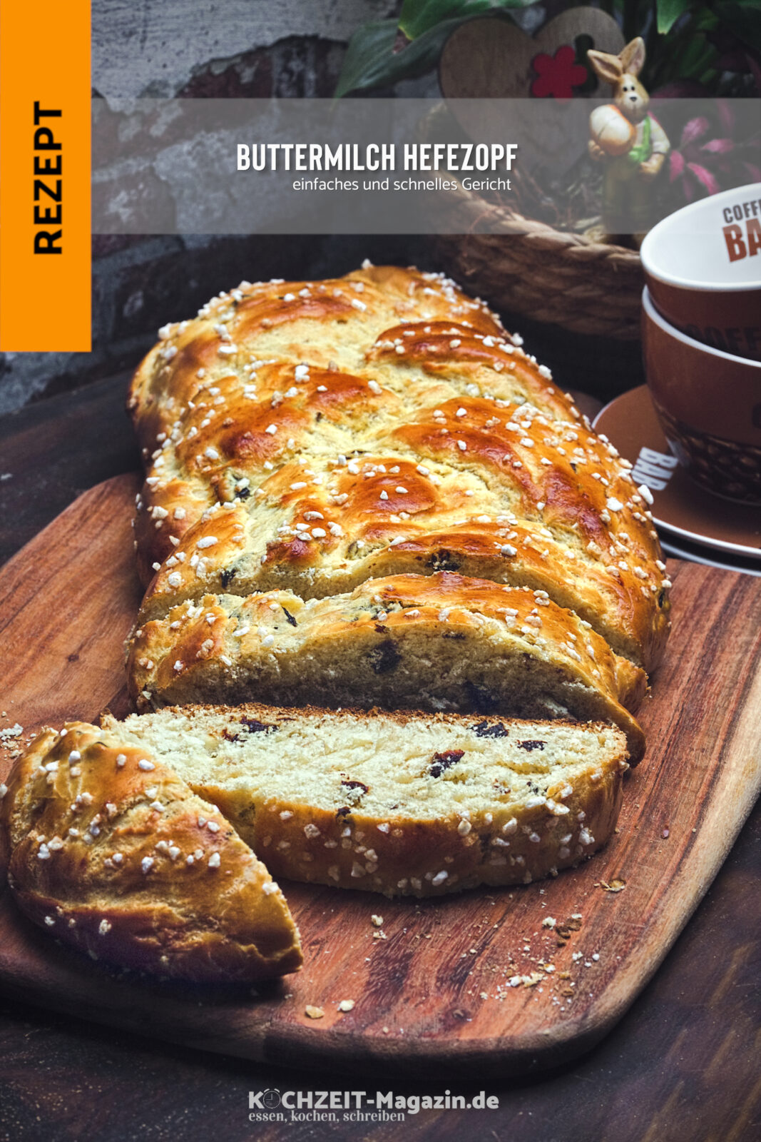 Buttermilch Hafezopf