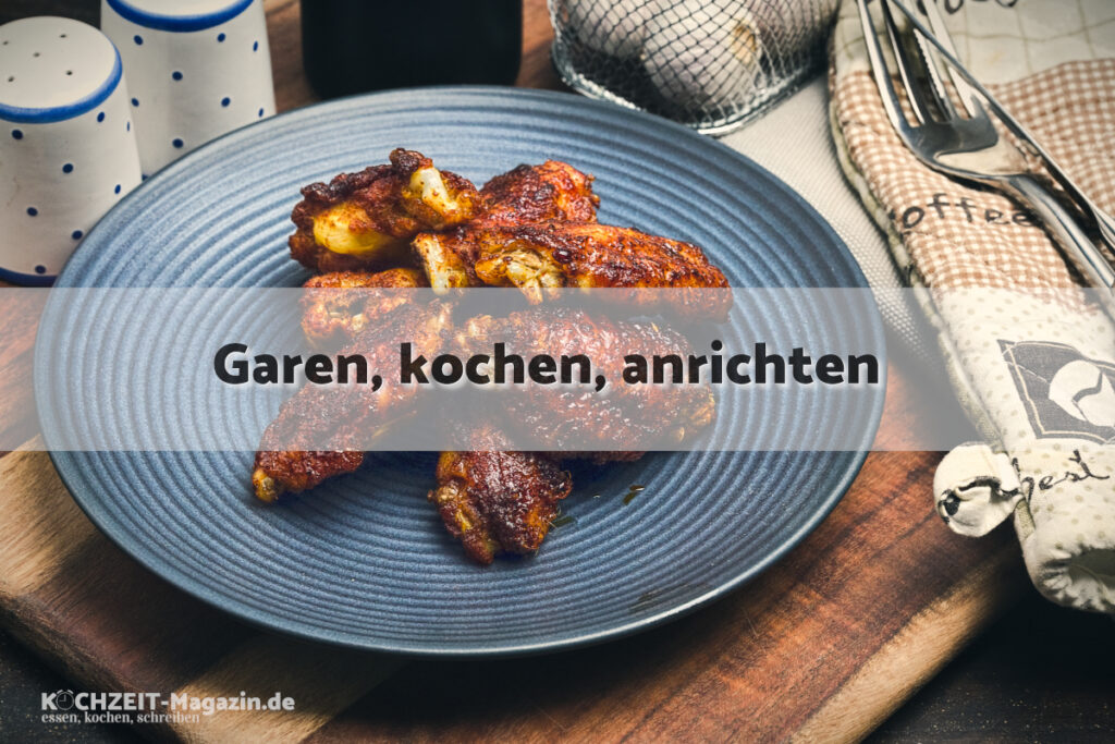 marokkanische Chicken Wings Honig garen