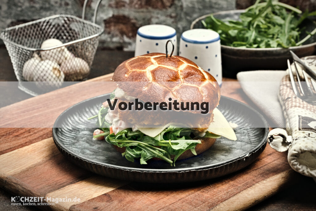 Fischburger Vorbereitung