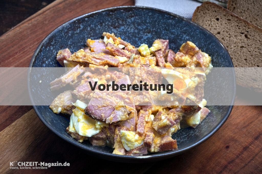 Fleischsalat Vorbereitung