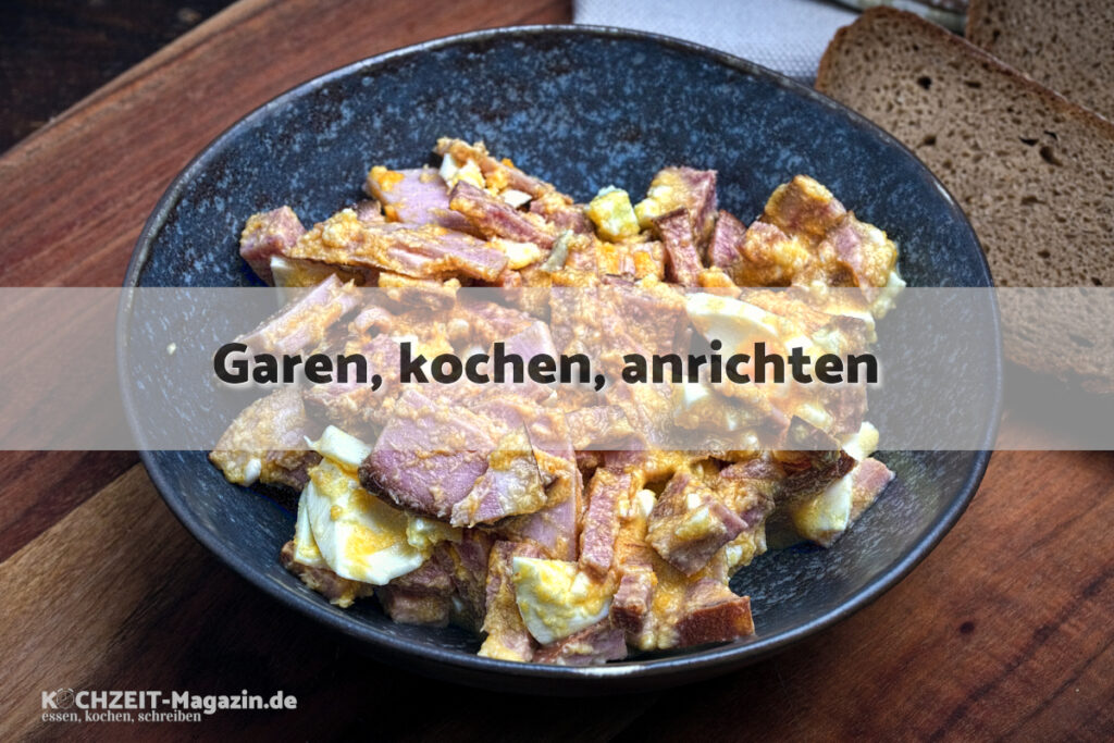 Fleischsalat garen