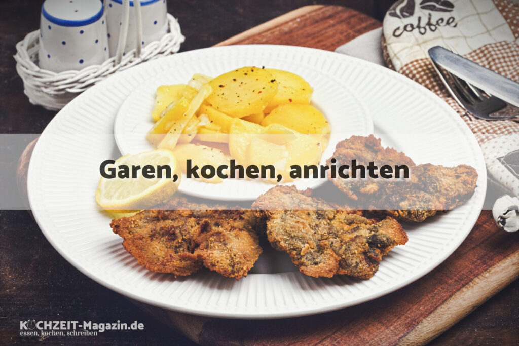 Gebackene Huehnerleber garen