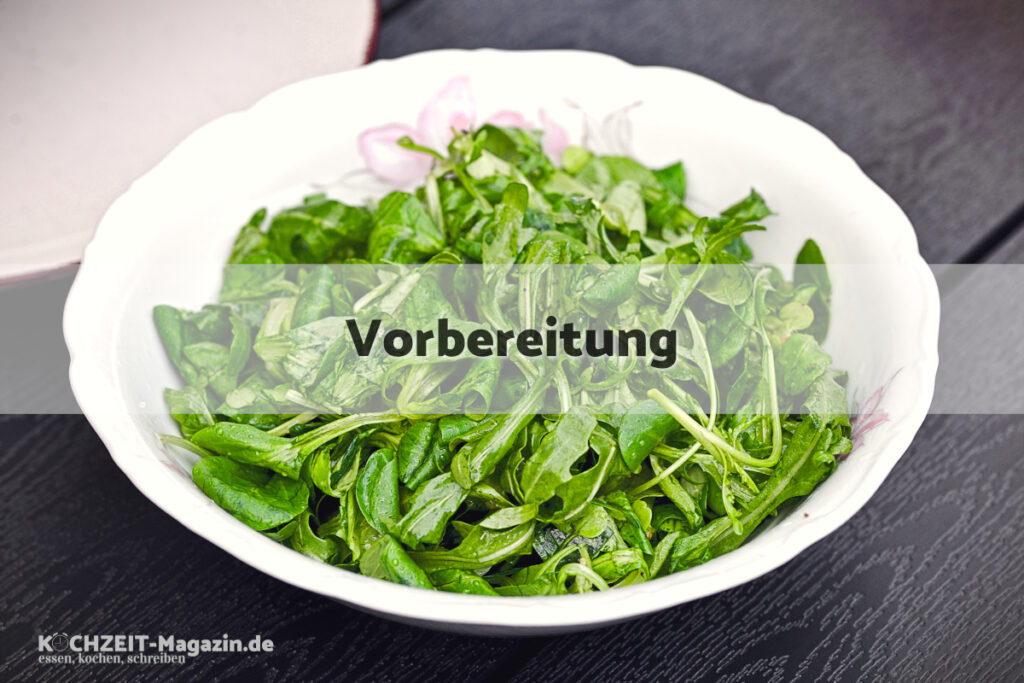 Grüne Mischung Vorbereitung