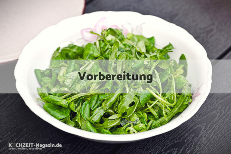 Grüne Mischung Vorbereitung