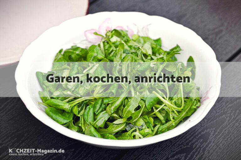 Grüne Mischung garen