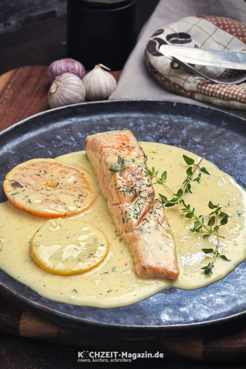 Lachs in Zitronensoße, einfaches Rezept für alle Lachs in Zitronensoße, einfaches Rezept für alle