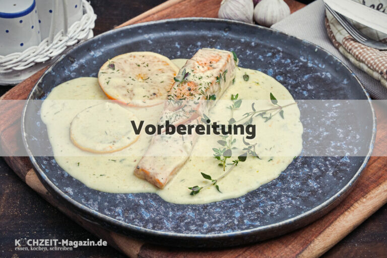 Lachs in Zitronensoße Vorbereitung