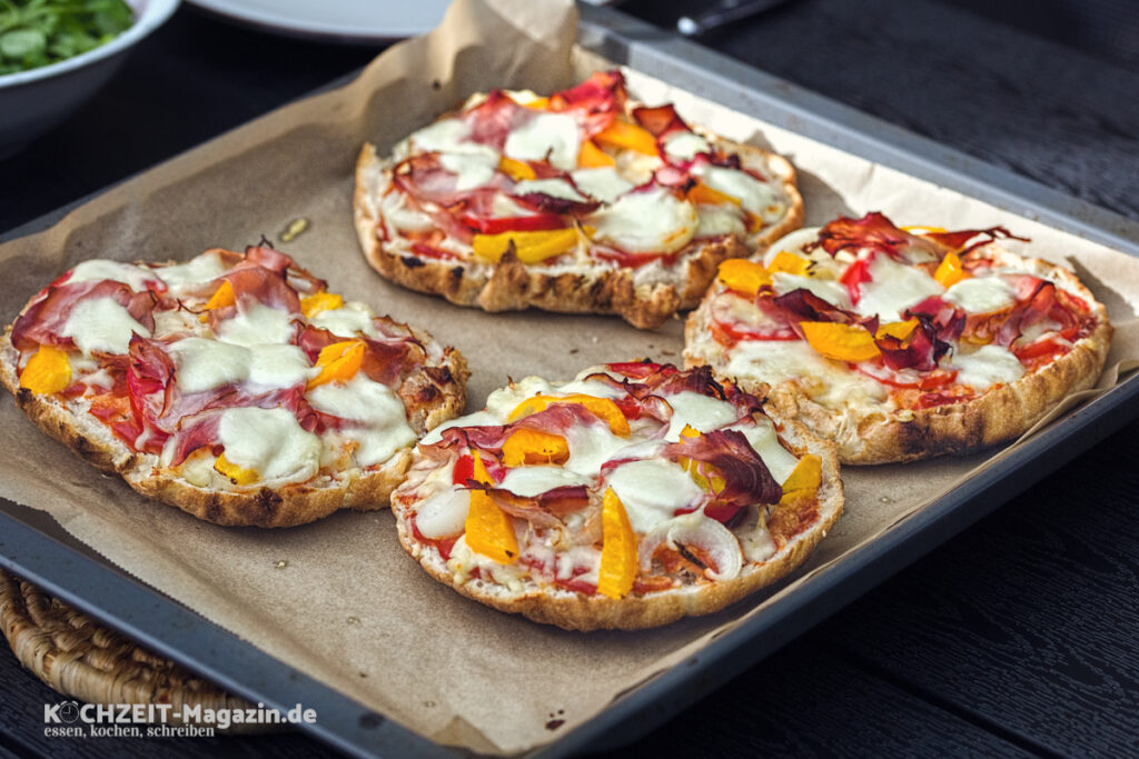 Pita Pizza Rezept