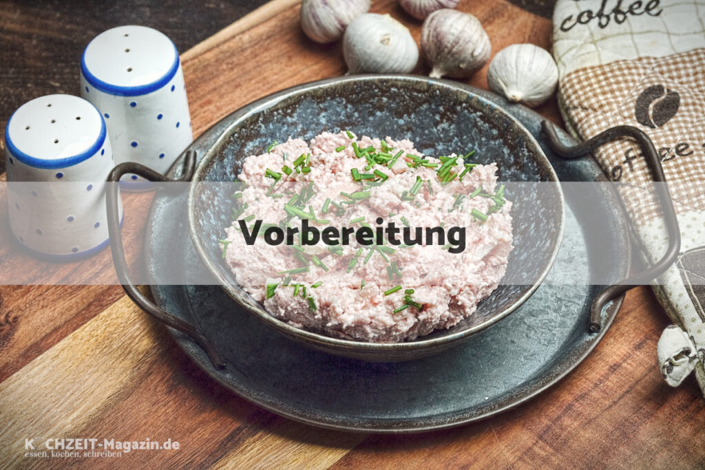 Wurstaufstrich Vorbereitung