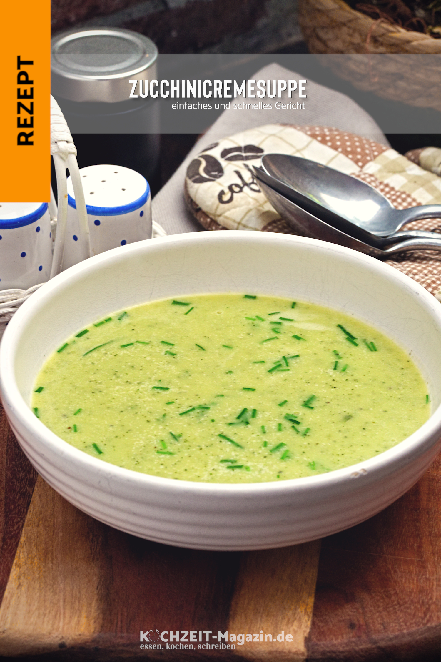 Zucchinicremesuppe Zucchinicremesuppe