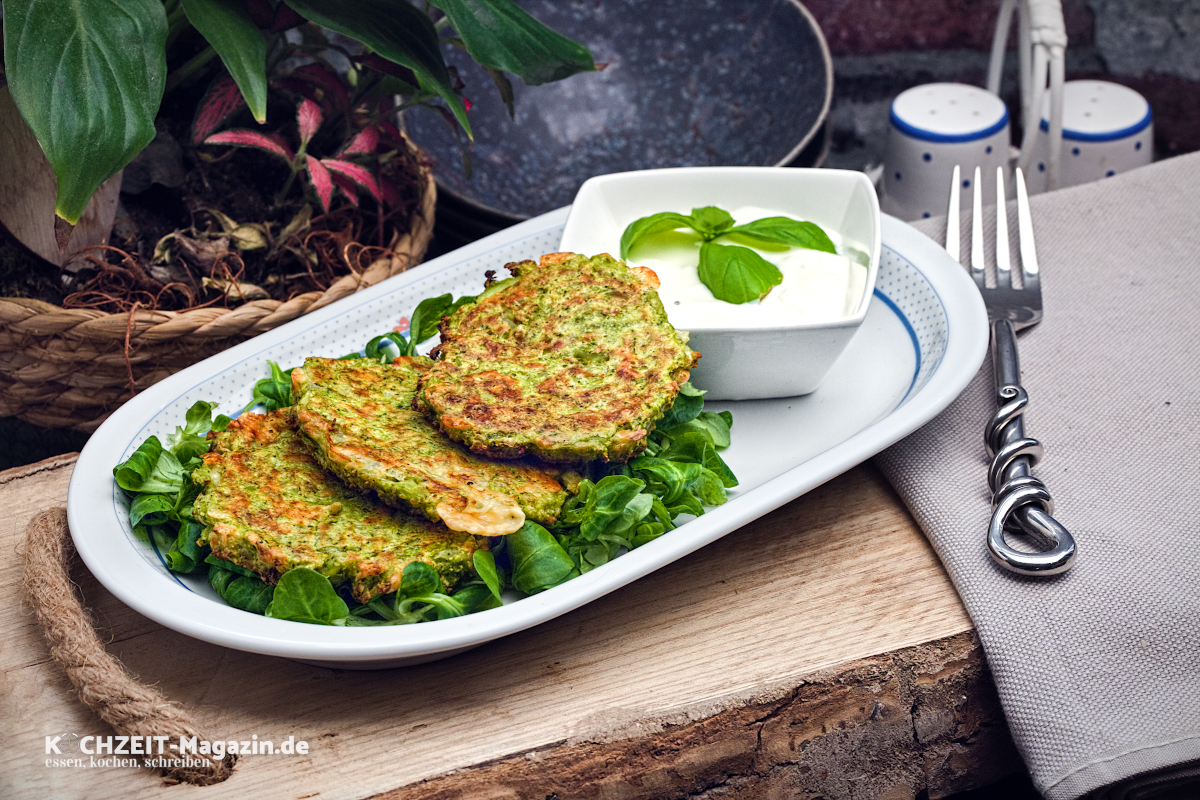 Brokkoli Käse Laibchen, knusprig, herzhaft, gesund & einfach köstlich
